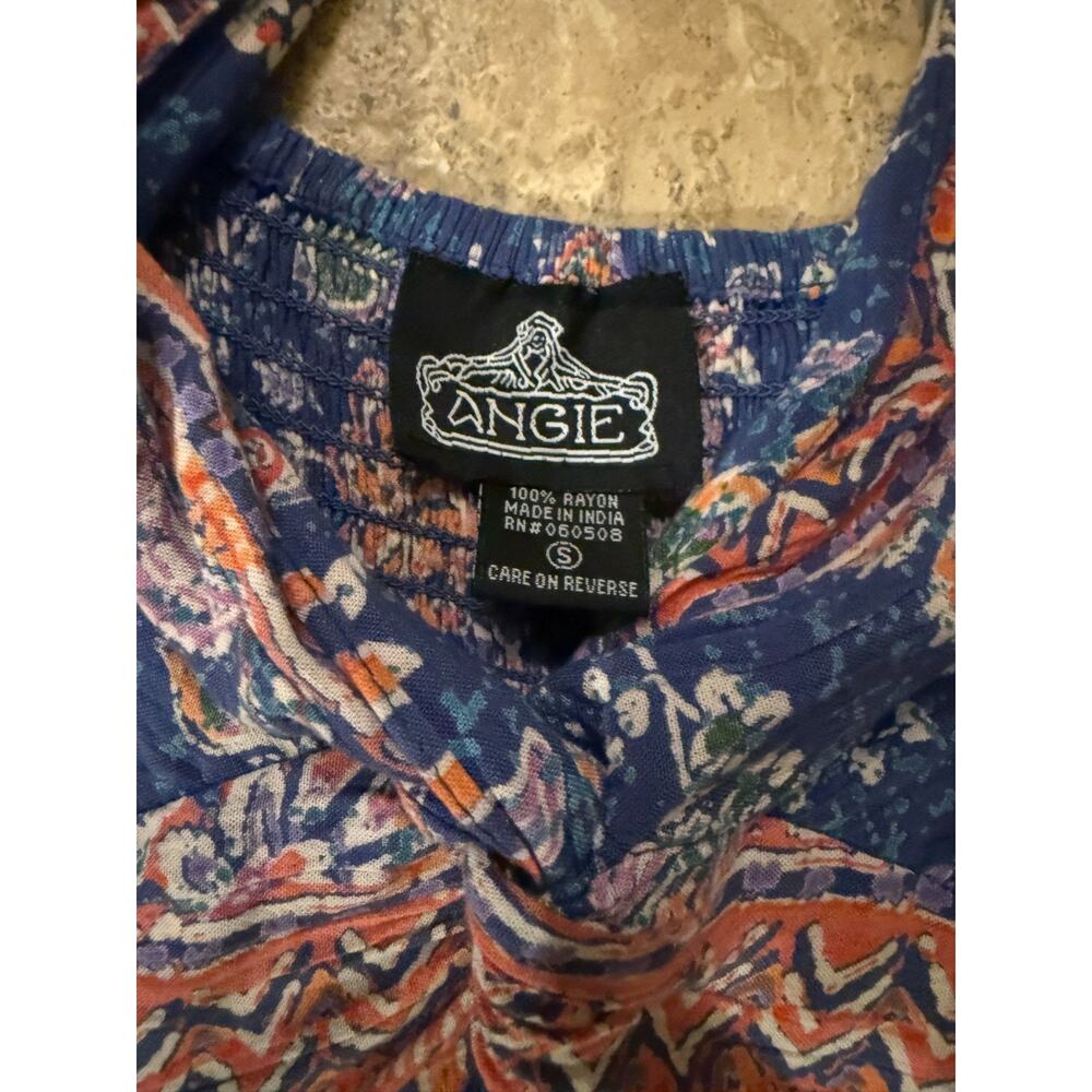 Angie 4pc Boho Dress Bundle Lot S/M Floral Maxi Mid Summer - Picture 9 of 12